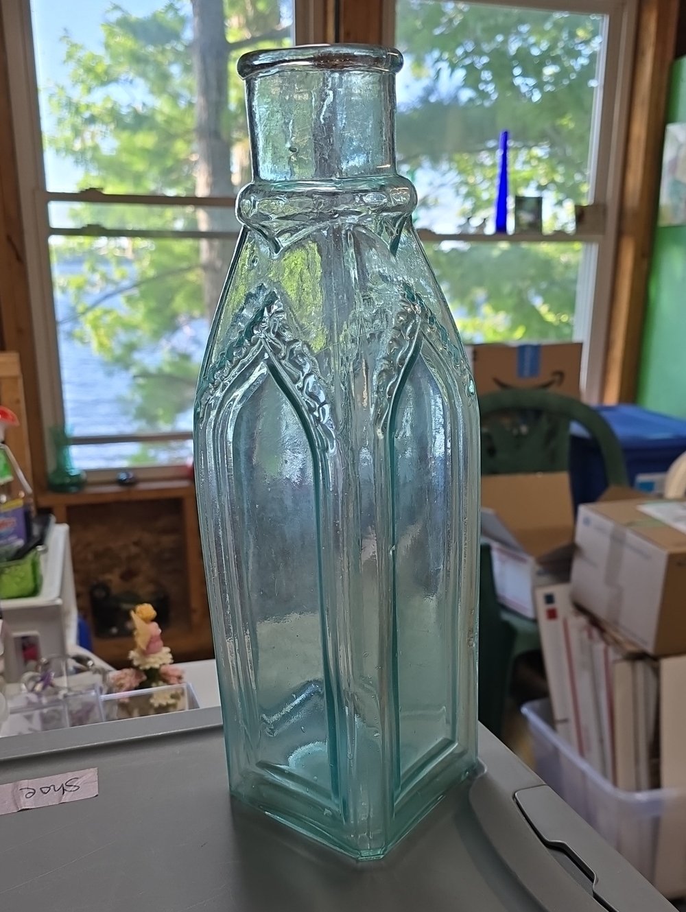 Civil War Era Cathedral Pickle Jar